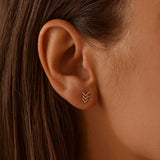 EARRINGS WITH GAIANE DIAMONDS