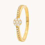 DOUBLE RING WITH DEVAN DIAMONDS