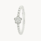 RING FLOWER WITH DIAMONDS DAGMARA
