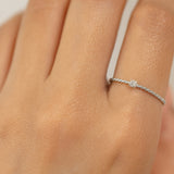 Solitaire ring with 0.050 carat diamond Tayla