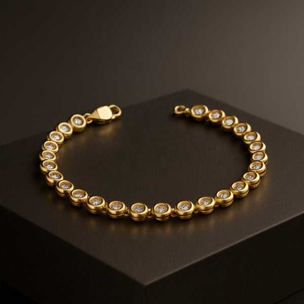 PULSERA RIVIERE DIAMANTES CREADOS COLECCION ASTRA