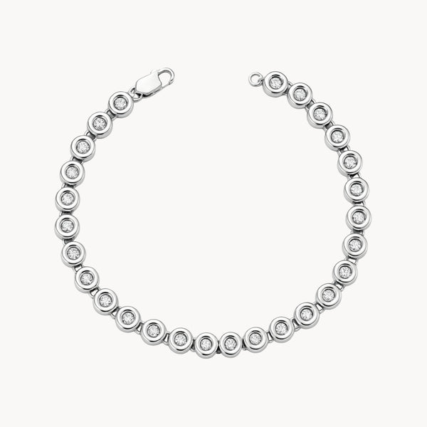 PULSERA RIVIERE DIAMANTES CREADOS COLECCION ASTRA