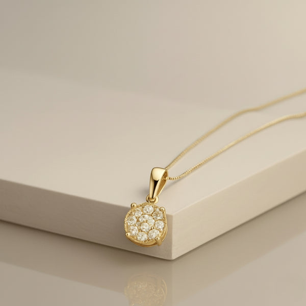 COLGANTE DIAMANTES CREADOS GARRAS COLECCION ASTRA