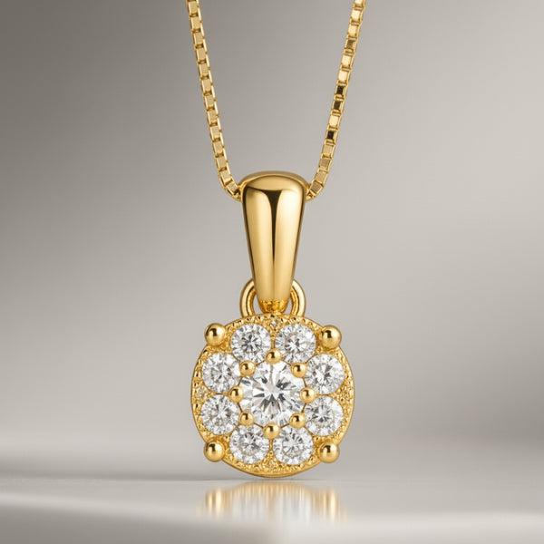 COLGANTE DIAMANTES CREADOS GARRAS COLECCION ASTRA