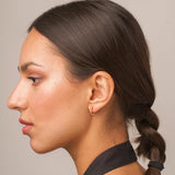 Pendientes aros Oro 18 kilates forma bolas Genoveva