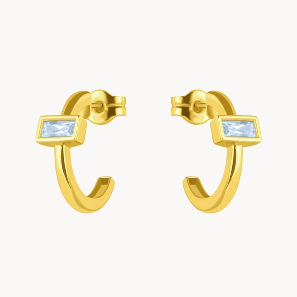Aros Oro 18kt con circonita Leire
