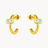 Aros Oro 18kt con circonita Leire