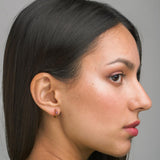 Aros Oro 18k kilates con rubi Frida