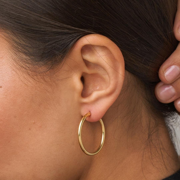 Aros Oro 18kt liso Talia