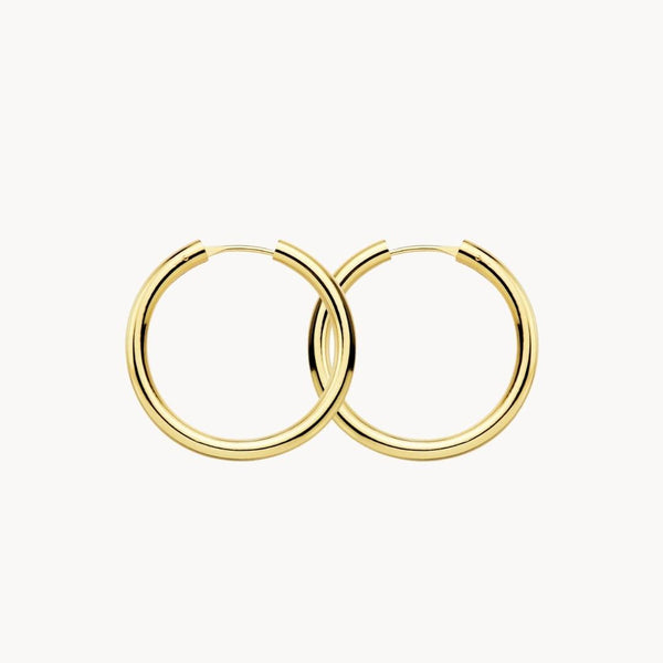 Aros Oro 18kt oro liso Talia II