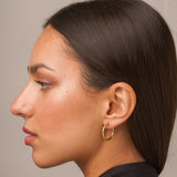 Aros Oro 18 kilates oro liso Talia II