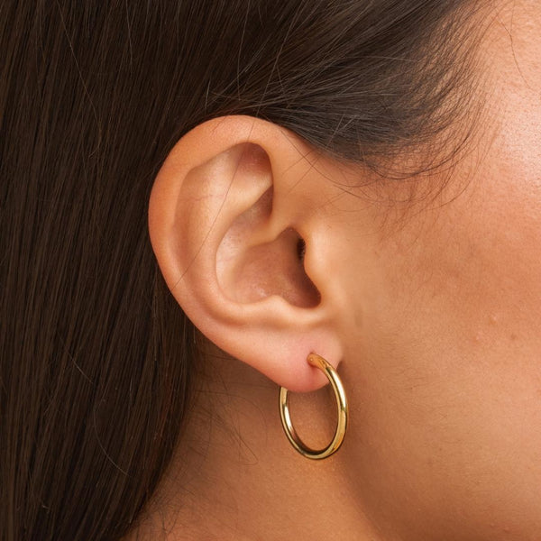 Aros Oro 18kt oro forma liso Talia II