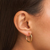 Aros Oro 18kt oro forma liso Talia II