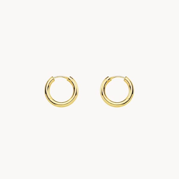 Aros Oro 18kt oro liso Violeta IV