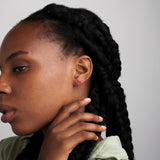 Pendientes de Oro 18kt con rubies y esmeralda Asteria