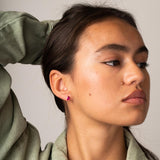 Pendientes de Oro 18kt rubi oval Ivy