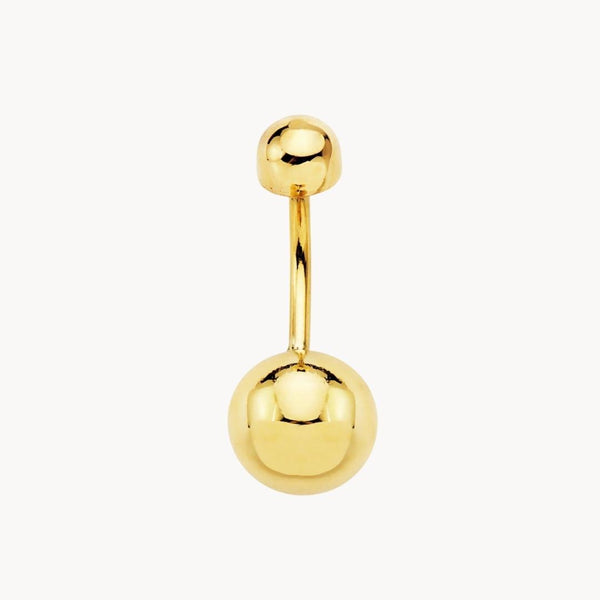 Piercing ombligo Oro 18kt bola lisa Noa