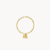 Piercing nariz Oro 18kt circonita con garras Nara