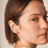 Piercing oreja Oro 18kt corona circonitas Sofia