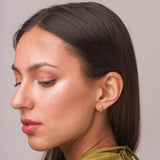 Pendientes Oro 18 kilates granates tsavoritas egle