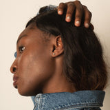 Pendientes Oro blanco 18 kilates diamante garras 0.30 quilates Michelle