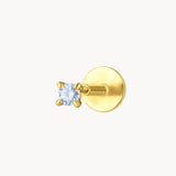 Piercing Oro 18 kilates diamante en garras Wendy