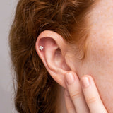 Piercing Oro 18 kilates con diamantes Aylin