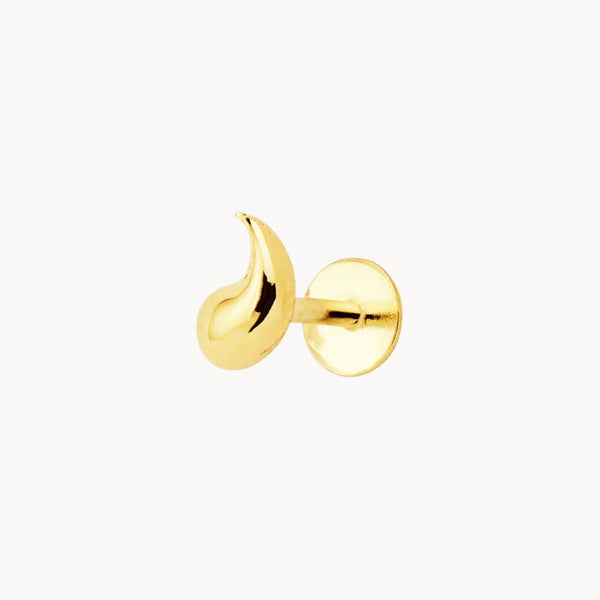 Piercing oreja Oro 18kt coma Ciara