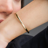 Pulsera Oro 18 kt media caña flexible Vesta