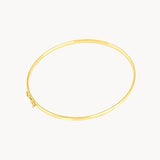 Pulsera Oro 18 kilates media caña flexible Vesta