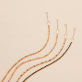 Pulsera Oro 18 kt con riviere piedras naturales Bibiana