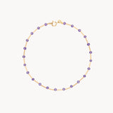 Pulsera Oro 18kt con circonitas moradas Alba