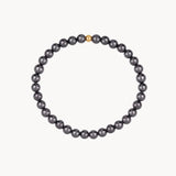 Pulsera elastica bolas de hematites Rachel