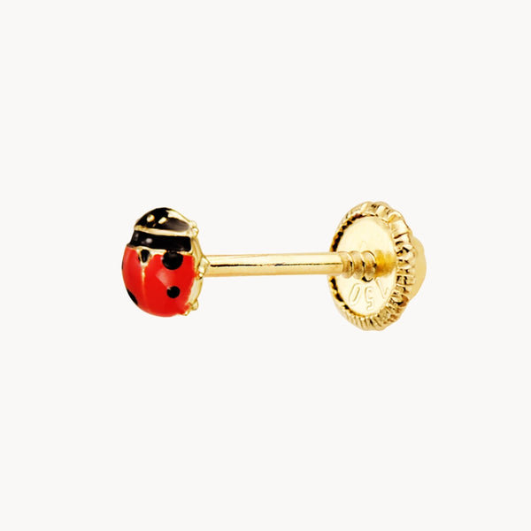 LADYBUG ENAMEL EAR PIERCING