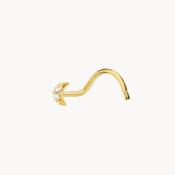 MOON NOSE PIERCING WITH ZIRCONIA RIKA