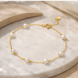 PULSERA CON PERLAS DELPHIA