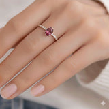 JAIDA EMERALD AND DIAMOND RING