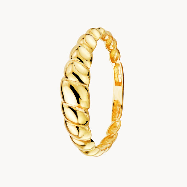 SMOOTH CROISSANT RING