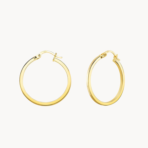 SQUARE HOOP EARRINGS 23MM