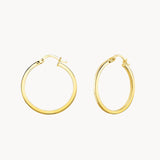 SQUARE HOOP EARRINGS 23MM
