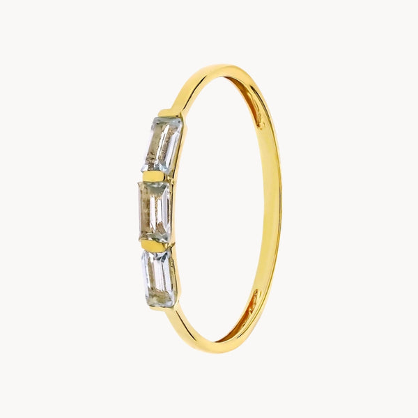 RING WITH BLUE TOPAZ ADALET