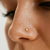NOSE PIERCING WITH CHATON ZIRCONIA OLIVIA