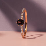 JAIDA EMERALD AND DIAMOND RING