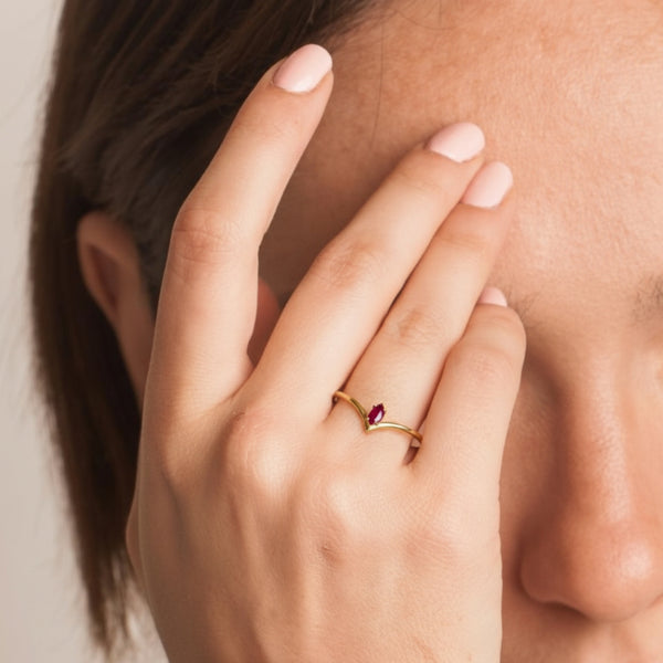 RING WITH PAULE RUBY