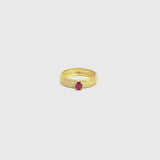 anillo oro 18 kt con rubi giuliana