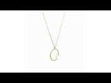 Hoop Pendant with Pearl Ivana