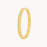 HALF ALLIANCE RING WITH 0.063 CARAT DIAMONDS TACEY