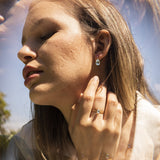 Anillo Oro 18kt y topacio azul Adara