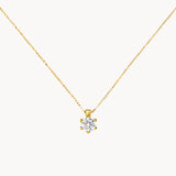 COLGANTE CON DIAMANTE SEIS GARRAS 0.08 QUILATES ERIN