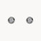 PENDIENTES CON DIAMANTE CHATON 0.11 QUILATES ASYA